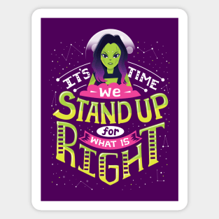 Stand up Sticker